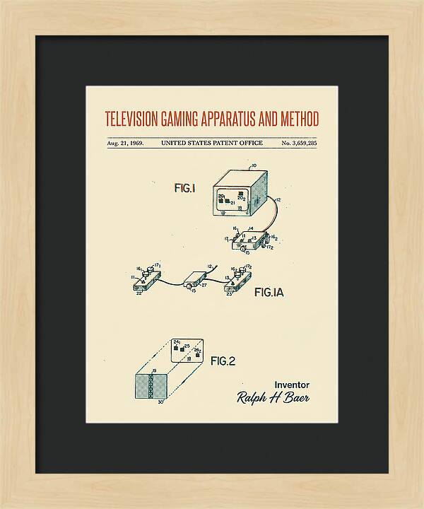 Television Gaming Apparatus And Method Retro Patent Us3659285a
