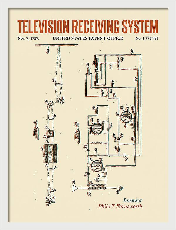 Television Receiving System Retro Patent Us1773981a