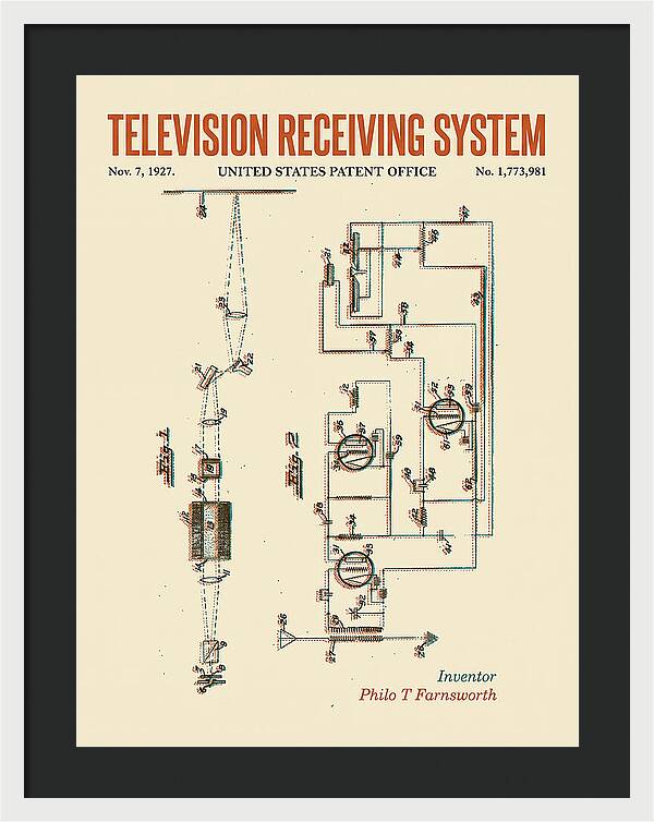Television Receiving System Retro Patent Us1773981a