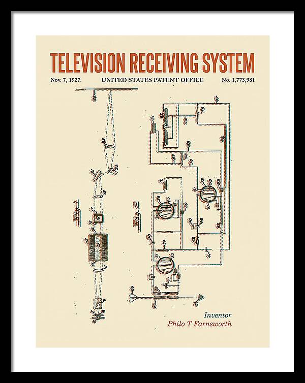 Television Receiving System Retro Patent Us1773981a