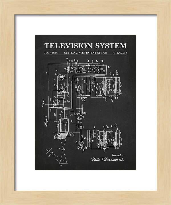 Television System Chalkboard Patent Us1773980a