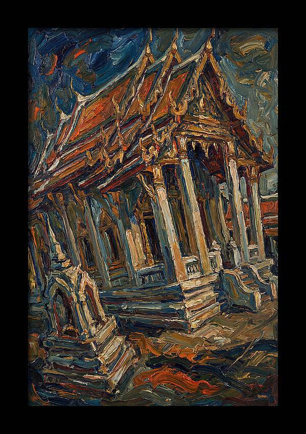 Temple In Expressionist Style