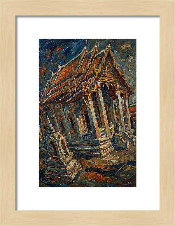 Temple In Expressionist Style