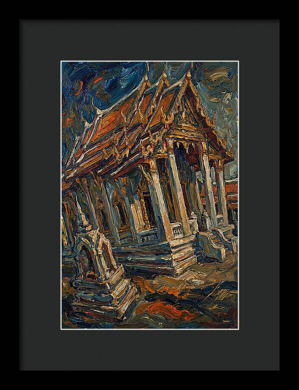 Temple In Expressionist Style