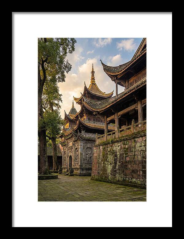 Temple Serenity At Dusk