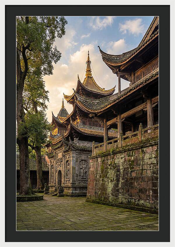 Temple Serenity At Dusk