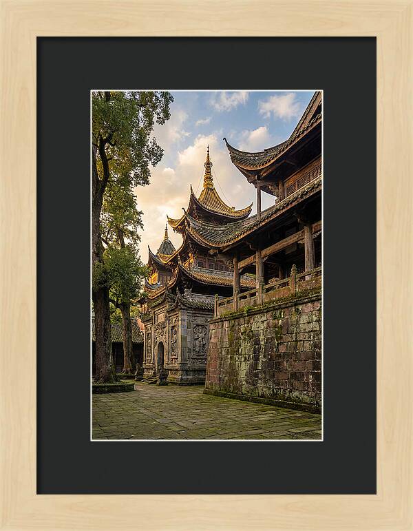 Temple Serenity At Dusk
