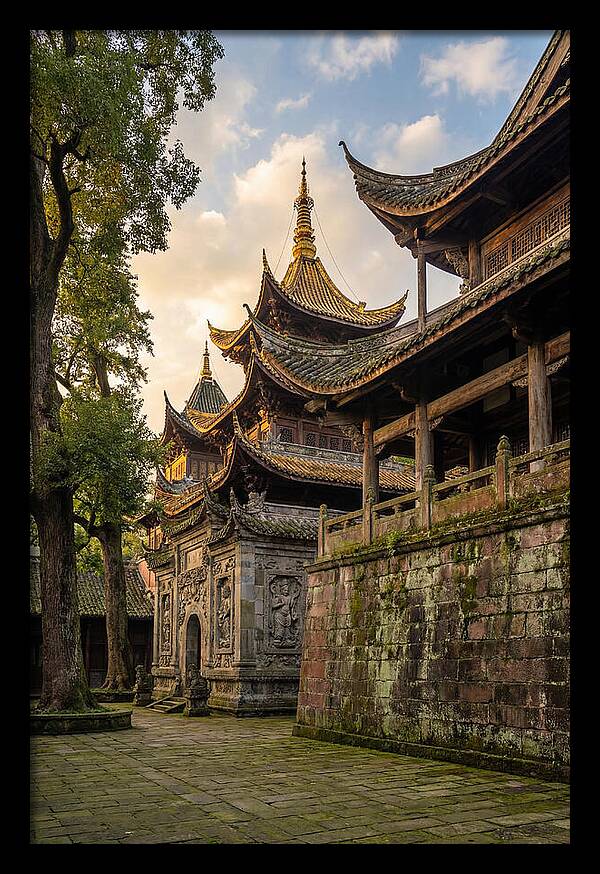 Temple Serenity At Dusk