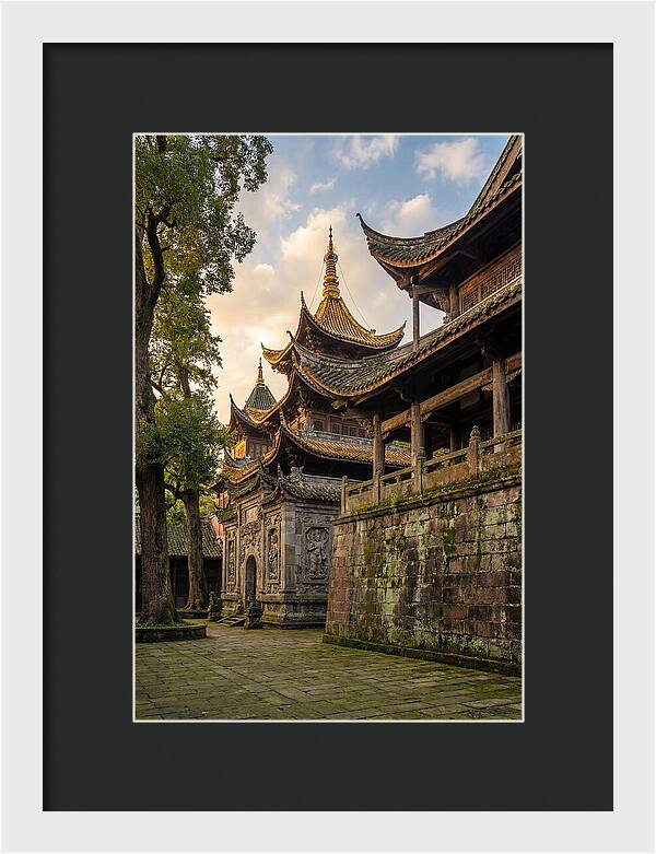 Temple Serenity At Dusk