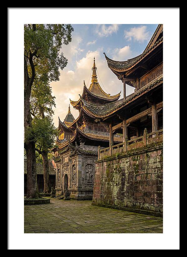 Temple Serenity At Dusk