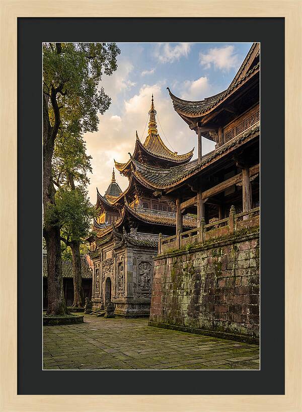 Temple Serenity At Dusk