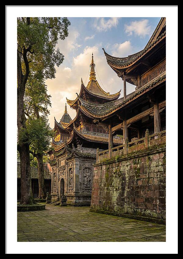 Temple Serenity At Dusk