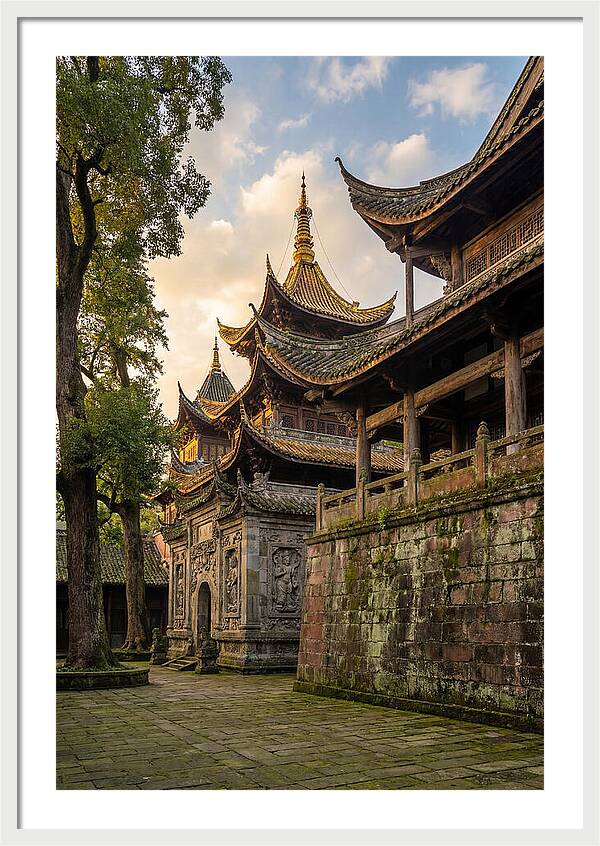 Temple Serenity At Dusk