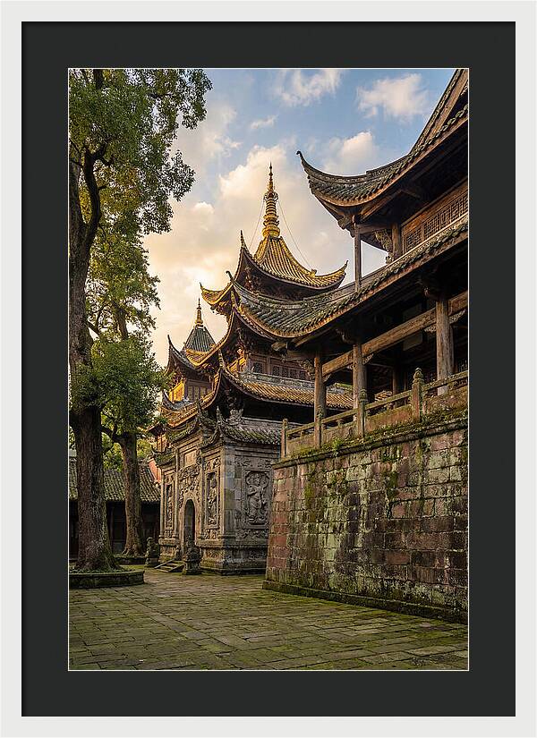 Temple Serenity At Dusk