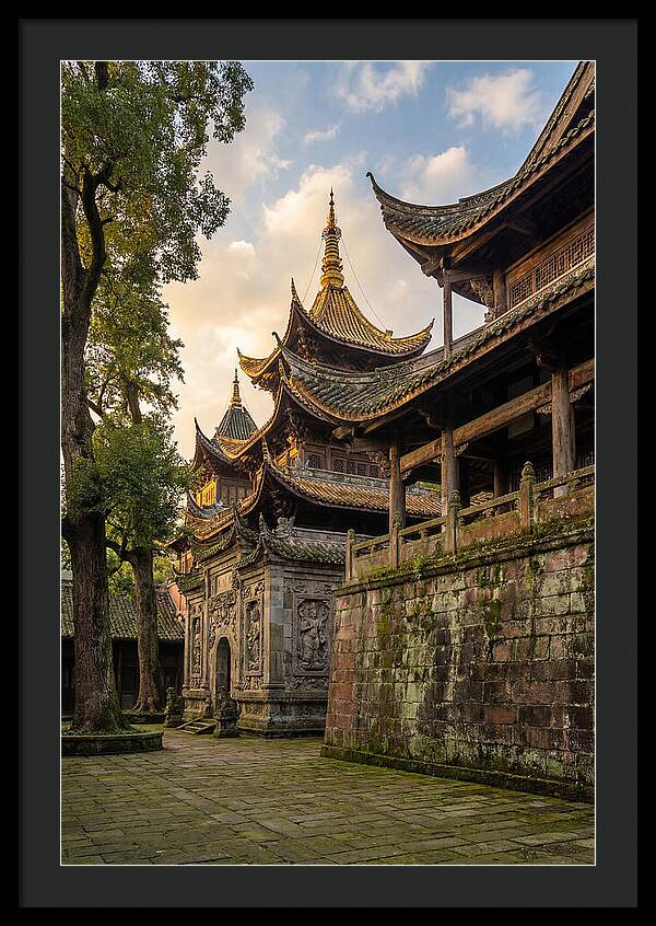 Temple Serenity At Dusk