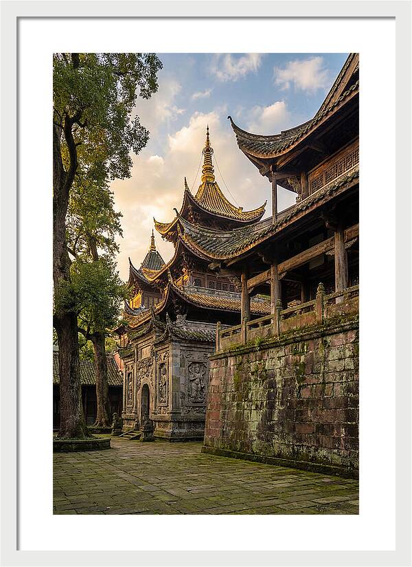 Temple Serenity At Dusk