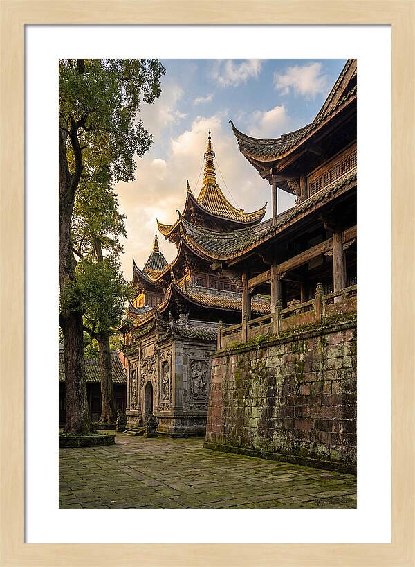 Temple Serenity At Dusk