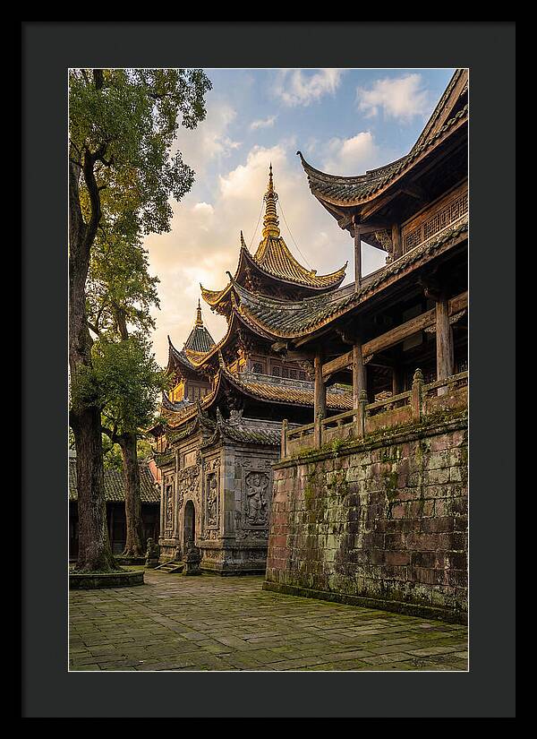 Temple Serenity At Dusk
