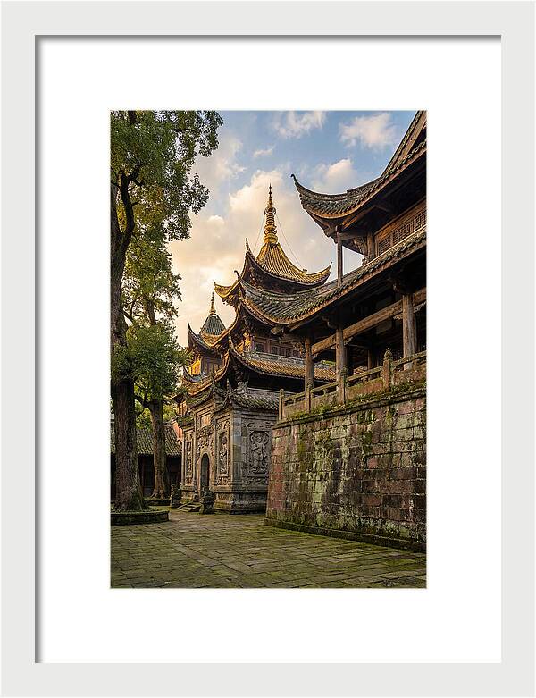 Temple Serenity At Dusk