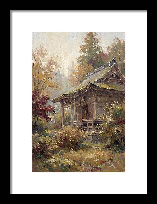 Temple Serenity In Autumn