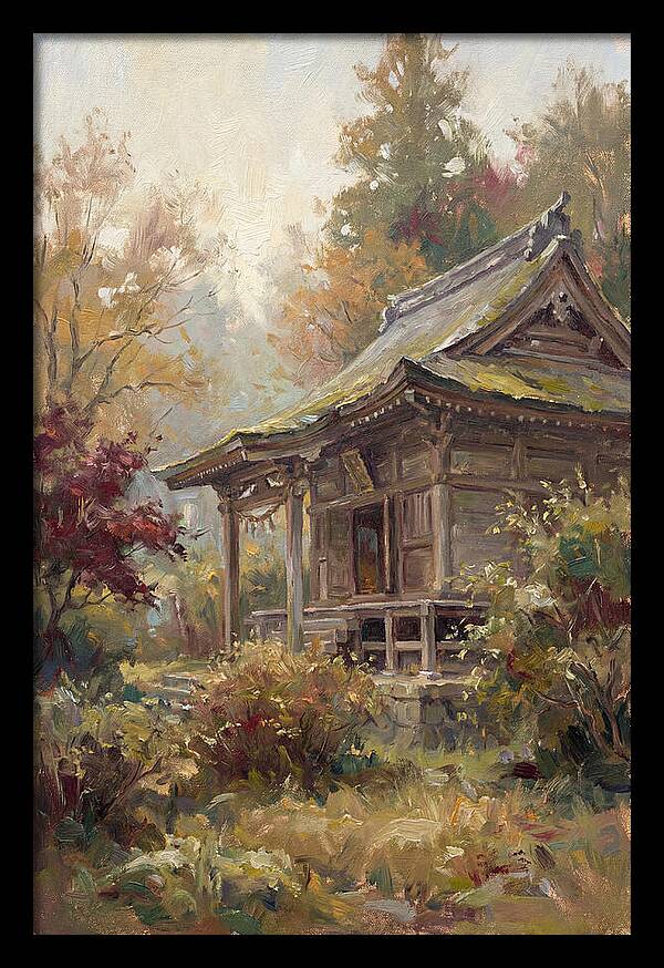 Temple Serenity In Autumn