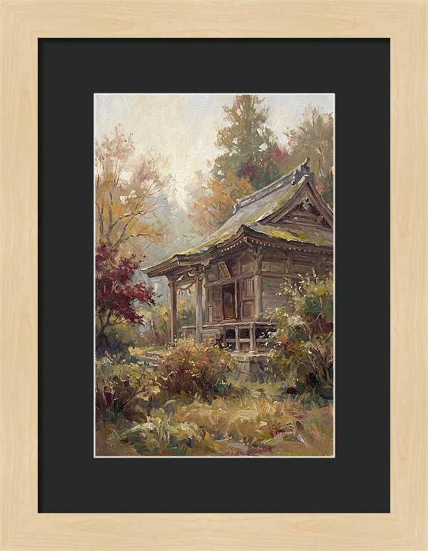 Temple Serenity In Autumn