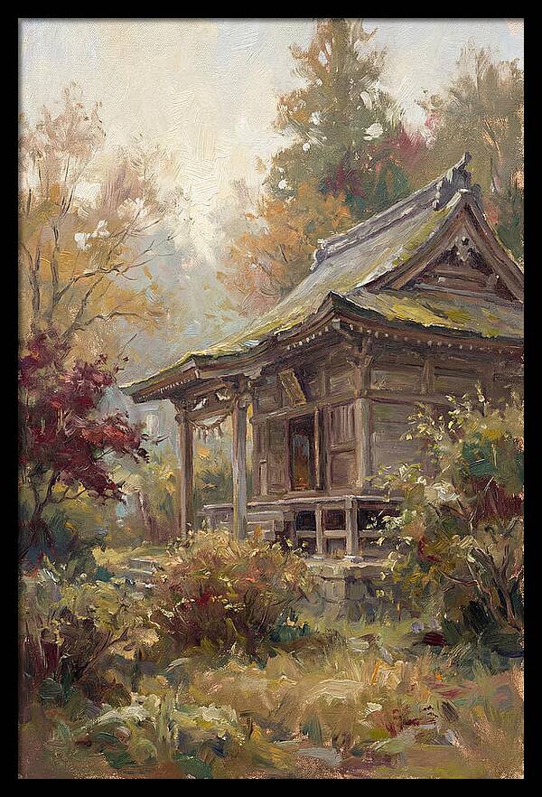 Temple Serenity In Autumn