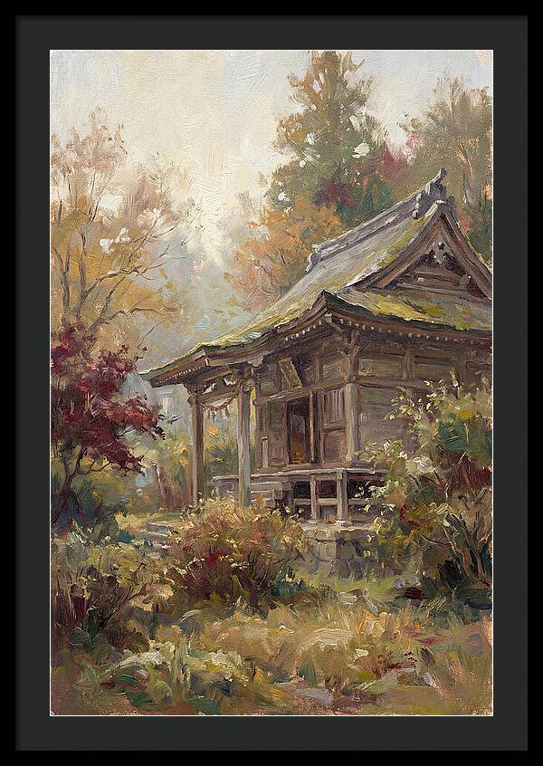 Temple Serenity In Autumn