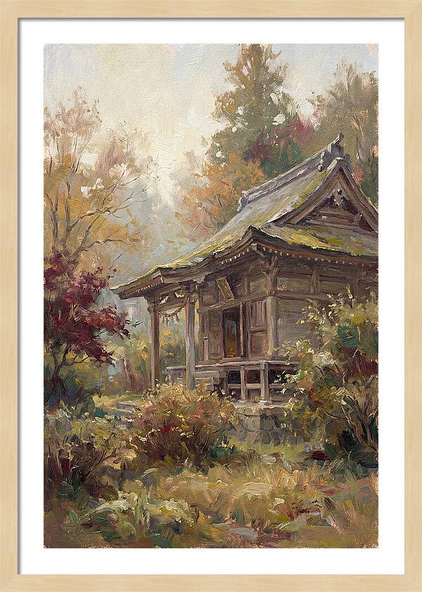 Temple Serenity In Autumn