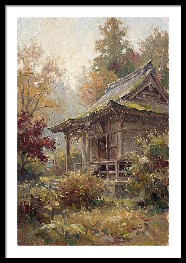 Temple Serenity In Autumn