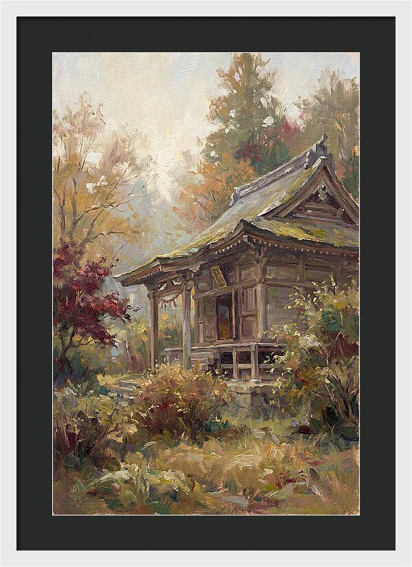 Temple Serenity In Autumn