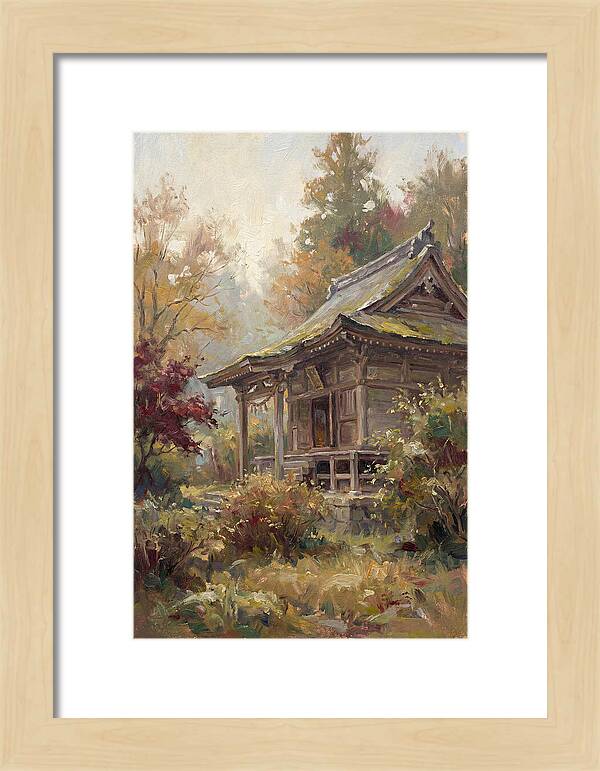 Temple Serenity In Autumn