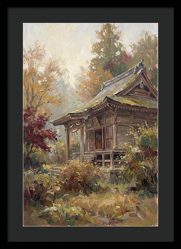 Temple Serenity In Autumn