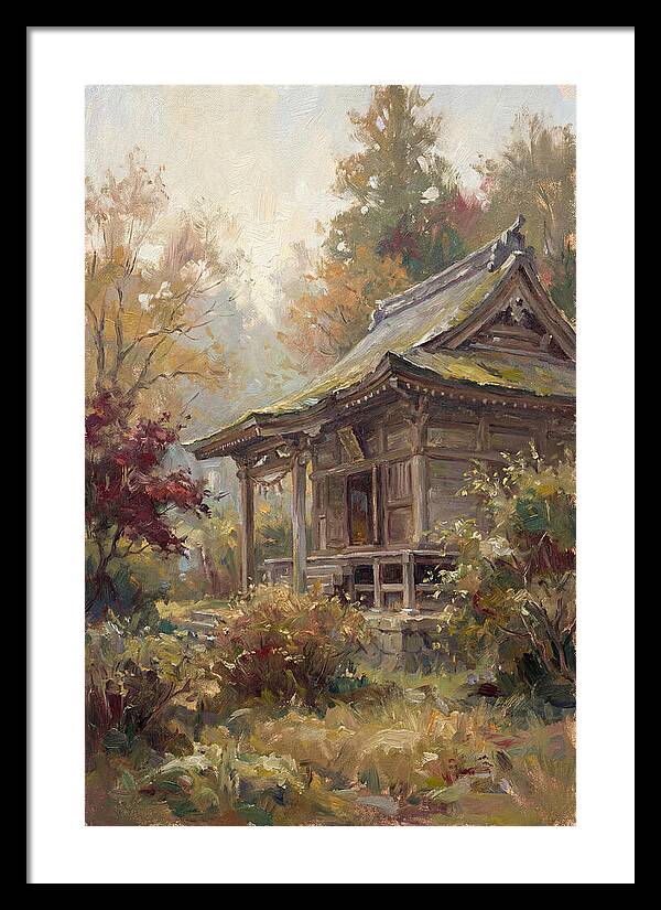 Temple Serenity In Autumn