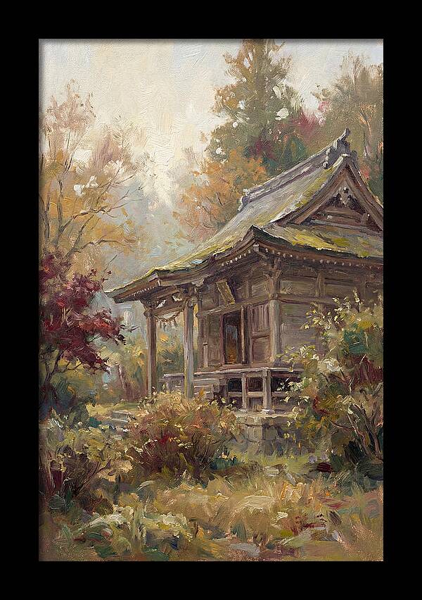 Temple Serenity In Autumn