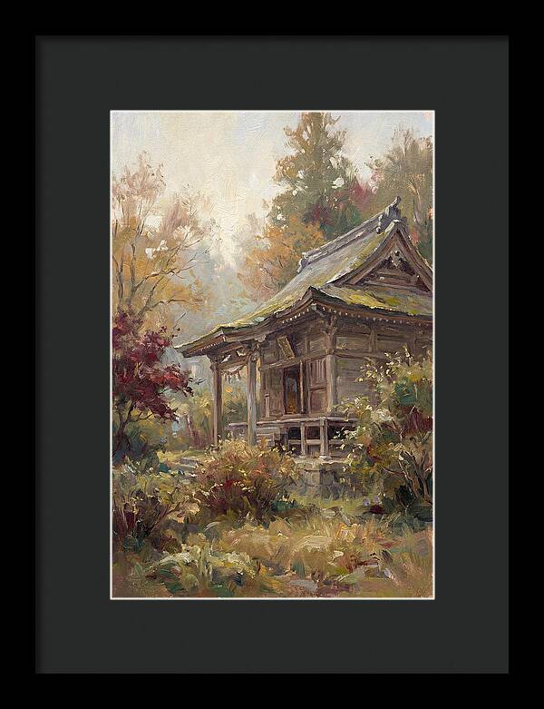Temple Serenity In Autumn