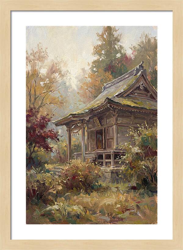 Temple Serenity In Autumn