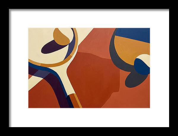 Tennis Racket And Balls Abstract