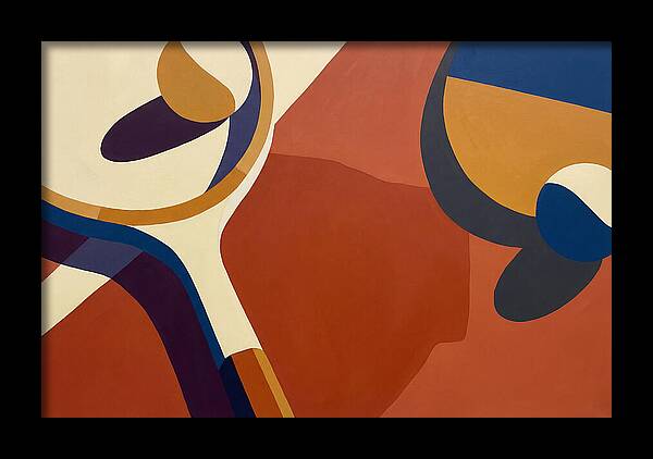 Tennis Racket And Balls Abstract