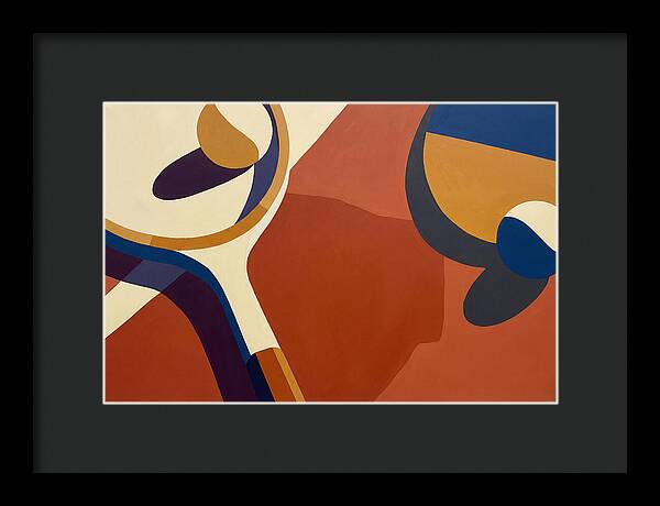 Tennis Racket And Balls Abstract