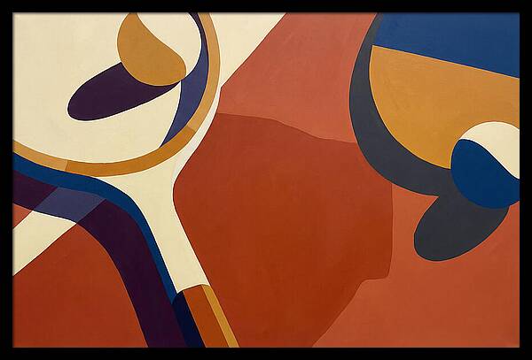 Tennis Racket And Balls Abstract