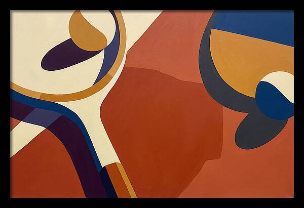 Tennis Racket And Balls Abstract