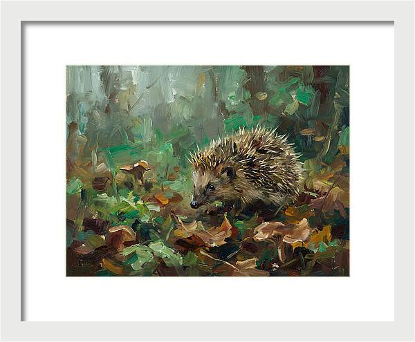 Tenrec Amongst Lush Foliage
