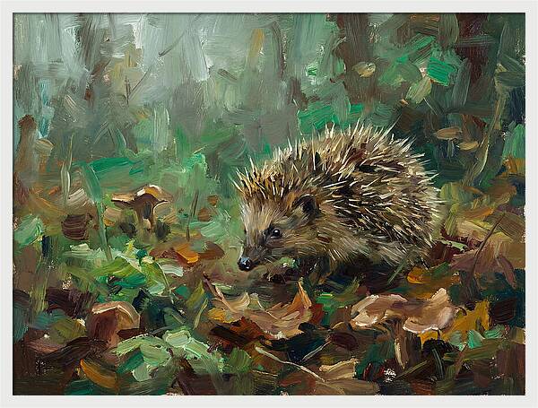 Tenrec Amongst Lush Foliage