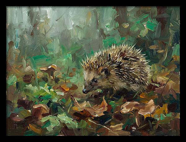Tenrec Amongst Lush Foliage