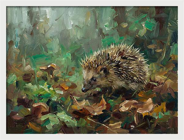 Tenrec Amongst Lush Foliage
