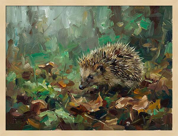 Tenrec Amongst Lush Foliage