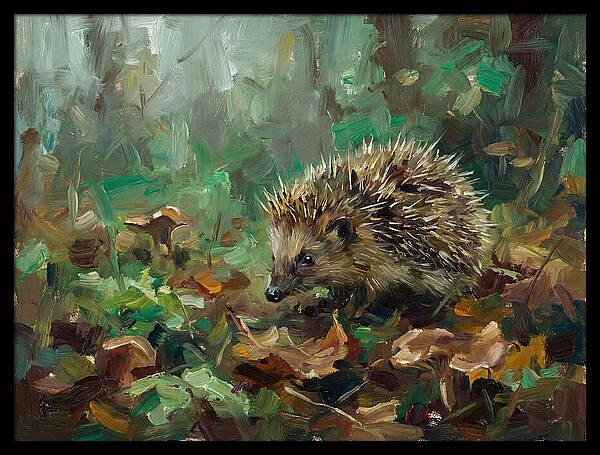 Tenrec Amongst Lush Foliage