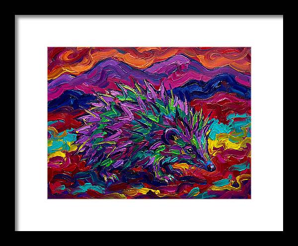 Tenrec In Vibrant Colors