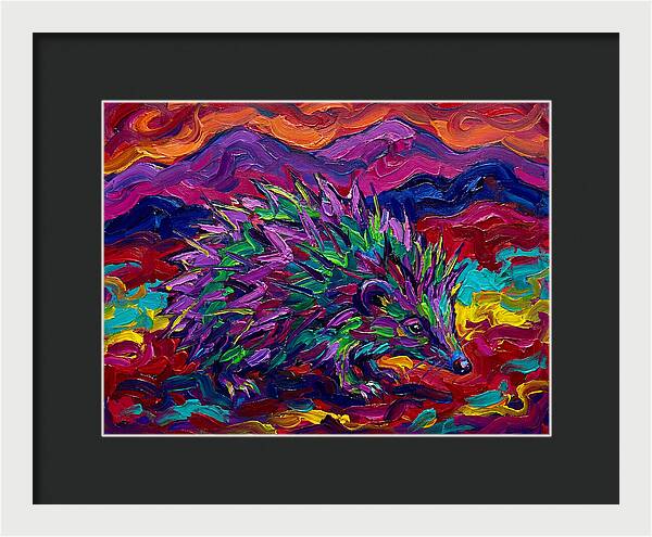 Tenrec In Vibrant Colors